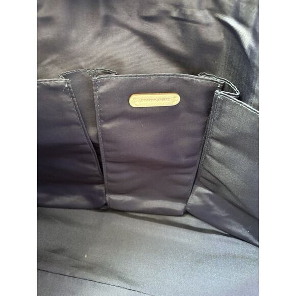 Draper James Chambray Savannah Large Duffle Bag blue white Coastal Resort Travel - Picture 10 of 16